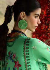 Zaha By Khadijah Shah Embroidered Lawn Suits Unstitched 3 Piece - ZH25NL 6A AMANI